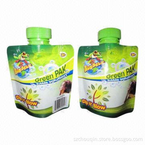 Top Spout Standing Juice Jelly Bag, Customized Designs Accepted